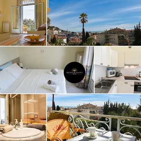 Le Montfleuri Centre-Ville Parking Prive Vue Degagee Apartamento Menton